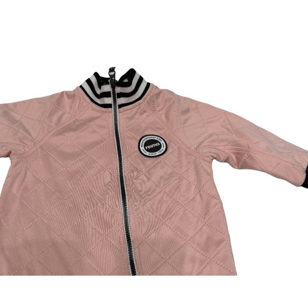 Reima Baby Trivor quilted softshell overall Pink Size 86